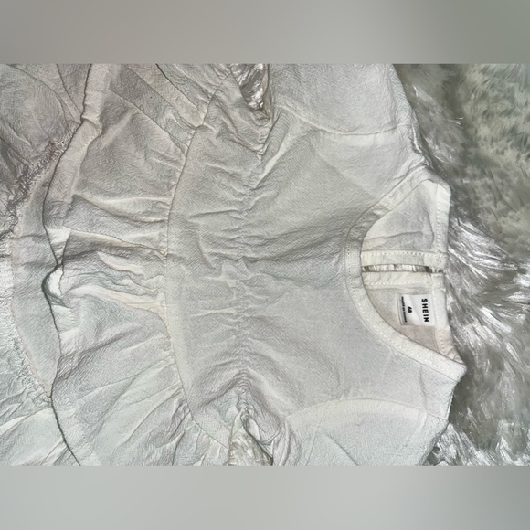 Cream Ruffled Baby Top - Picture 2 of 4